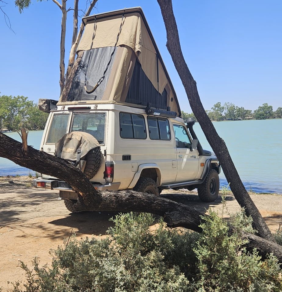 Me and the Troopy at [place]